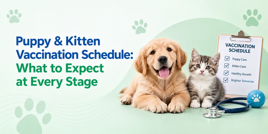 Puppy and Kitten Vaccination Schedule Dubai - Vets Fur Pets